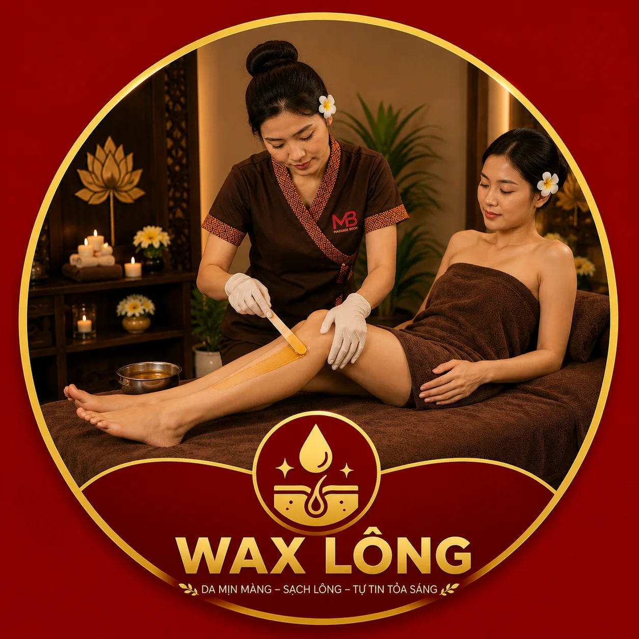 Dịch vụ wax lông tại nhà MABO Massage Book